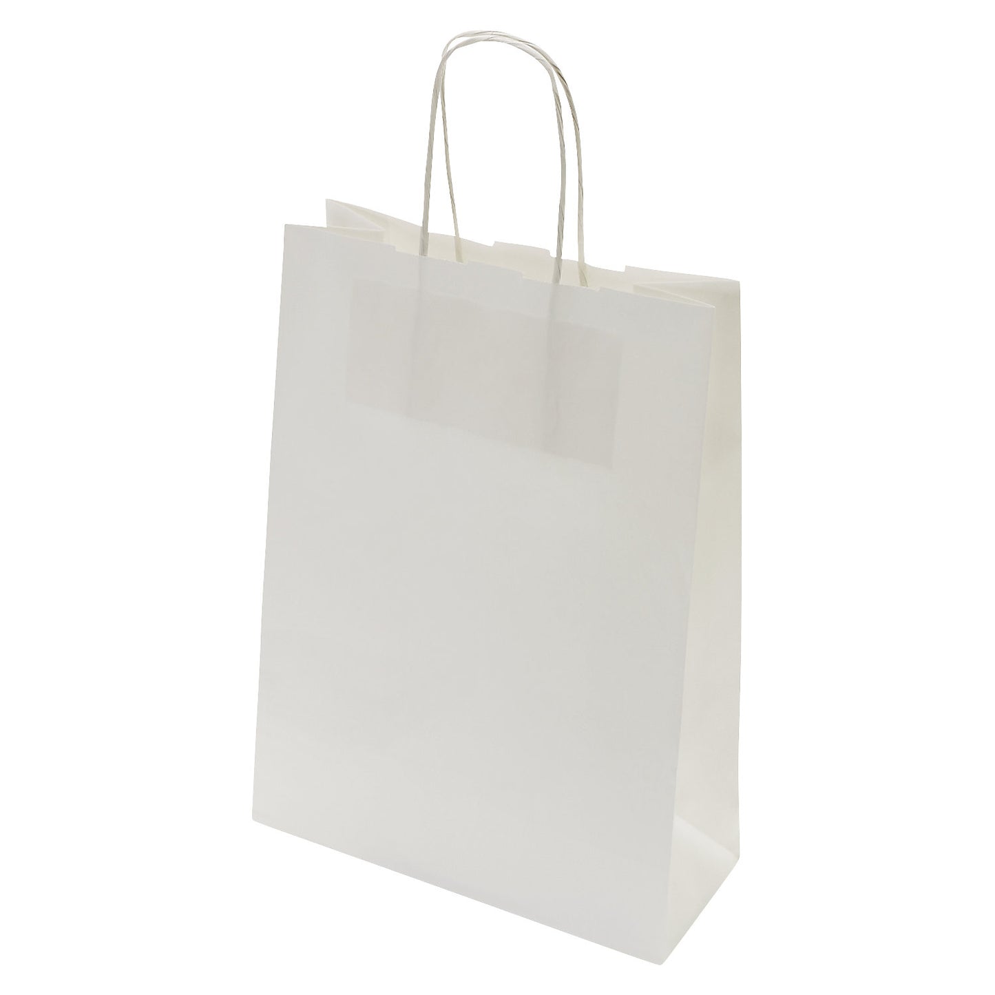 FRESH paper carry bag, white, LxWxH 250 x 180 x 80 mm, 100 g/m², pack of 300.