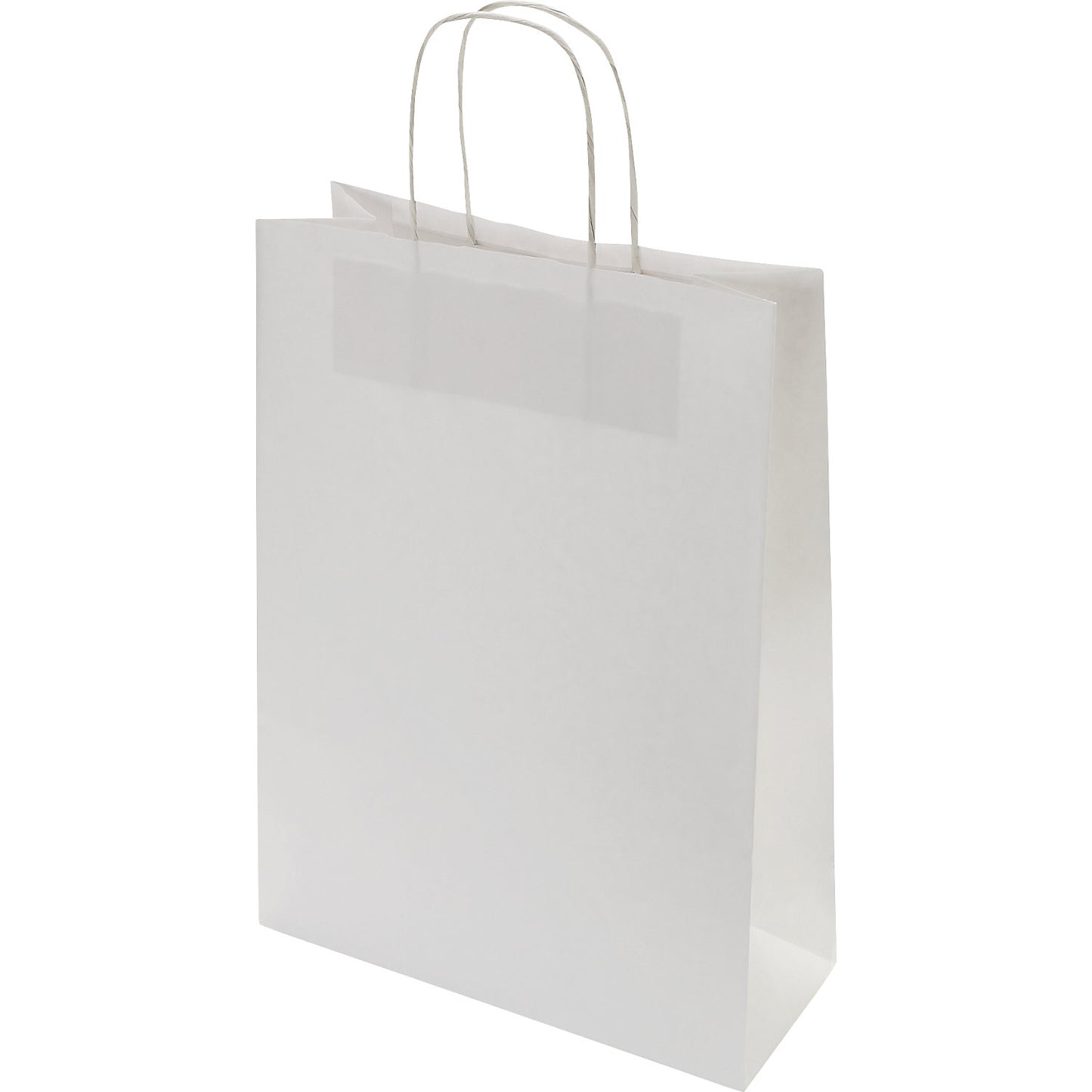 FRESH paper carry bag, white, LxWxH 320 x 230 x 100 mm, 100 g/m², pack of 250.