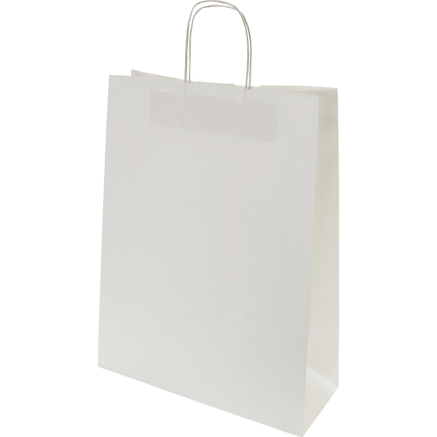 FRESH paper carry bag, white, LxWxH 425 x 320 x 130 mm, 100 g/m², pack of 250.