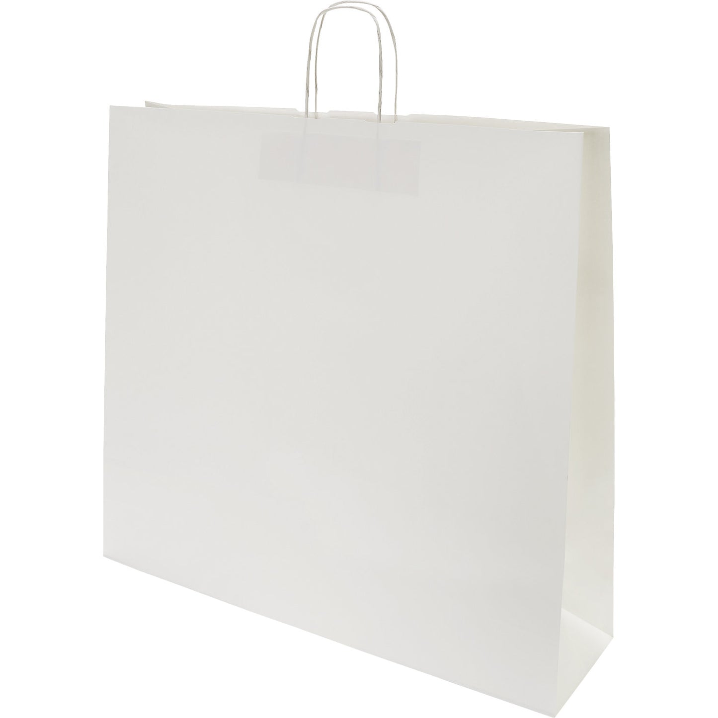 FRESH paper carry bag, white, LxWxH 500 x 540 x 140 mm, 120 g/m², pack of 125.
