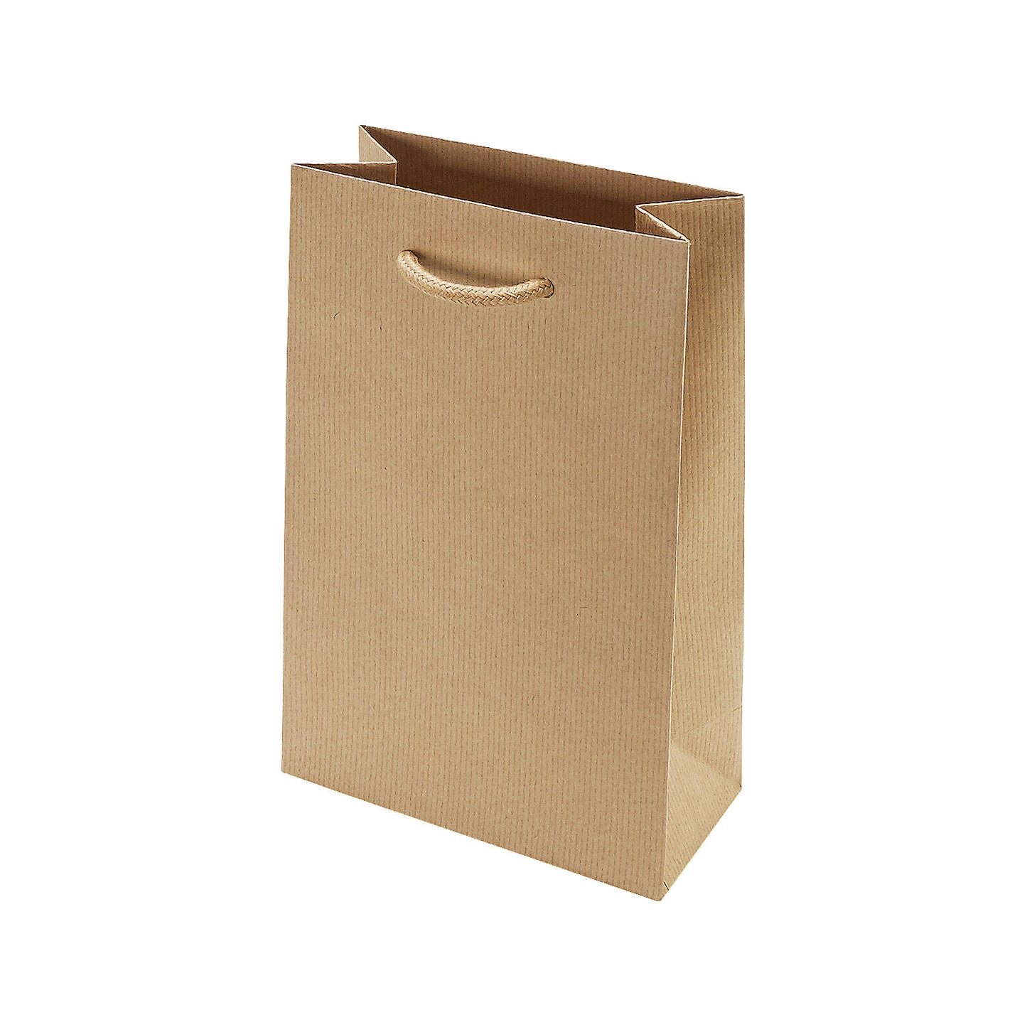 CLASSIC paper carry bag, brown, LxWxH 220 x 180 x 80 mm, pack of 250.