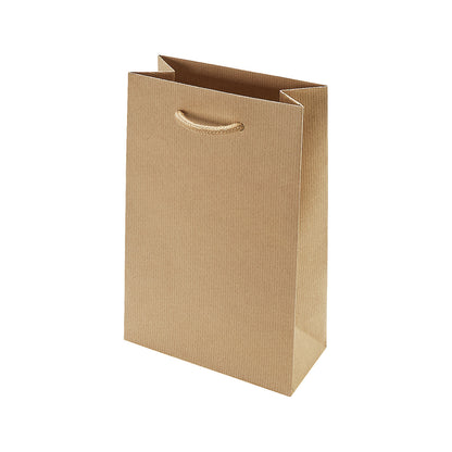 CLASSIC paper carry bag, brown, LxWxH 220 x 180 x 80 mm, pack of 250.