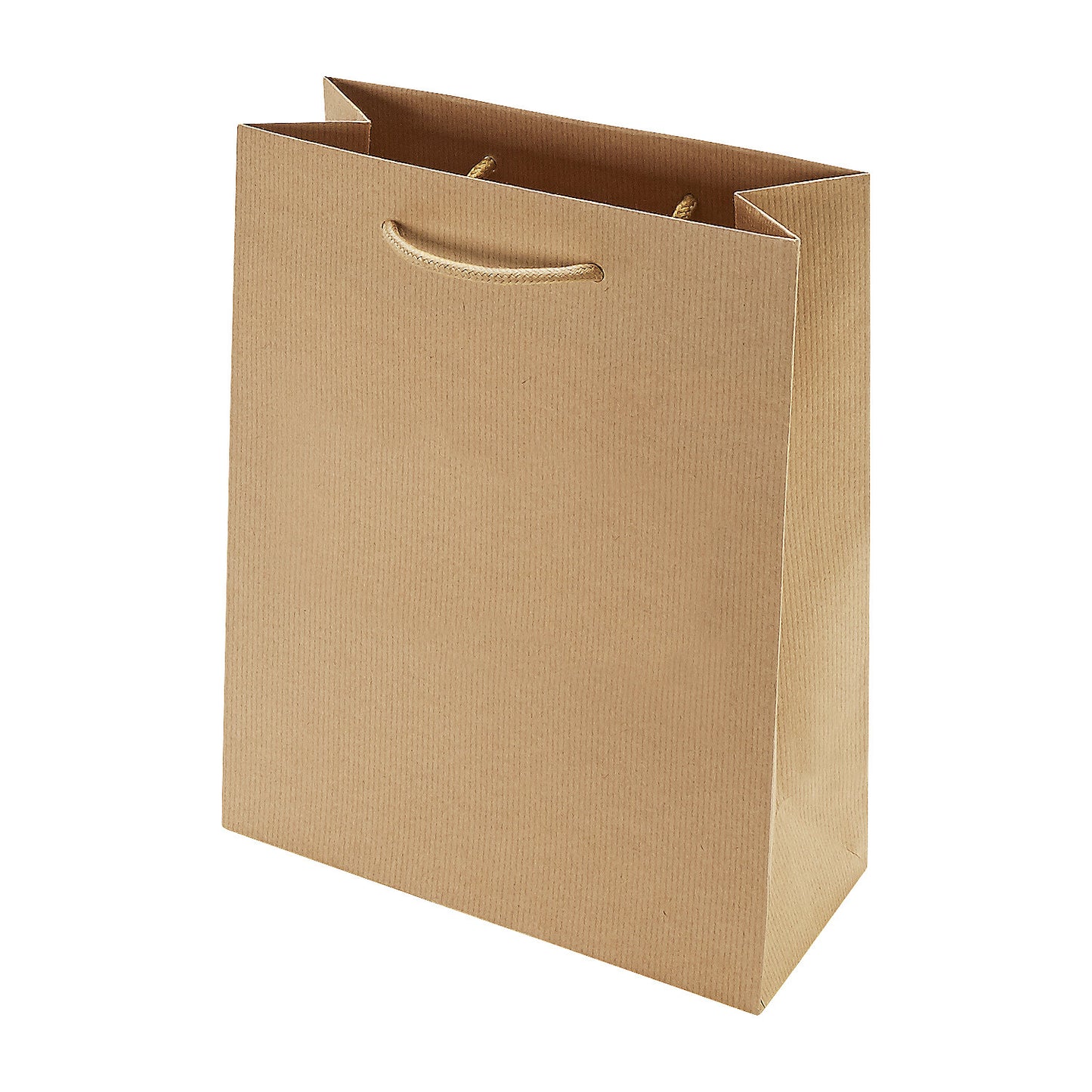 CLASSIC paper carry bag, brown, LxWxH 270 x 240 x 100 mm, pack of 200.