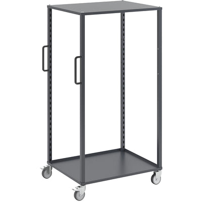 CustomLine Euro platform trolley, for containers LxW 800 x 600 mm, without boxes, grey.