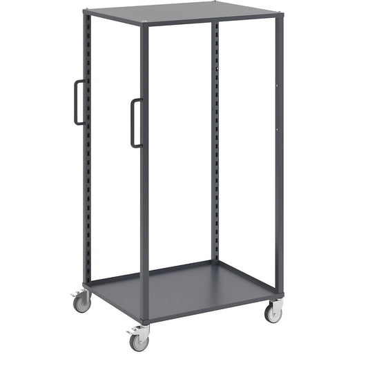 CustomLine Euro platform trolley, for containers LxW 800 x 600 mm, without boxes, grey.