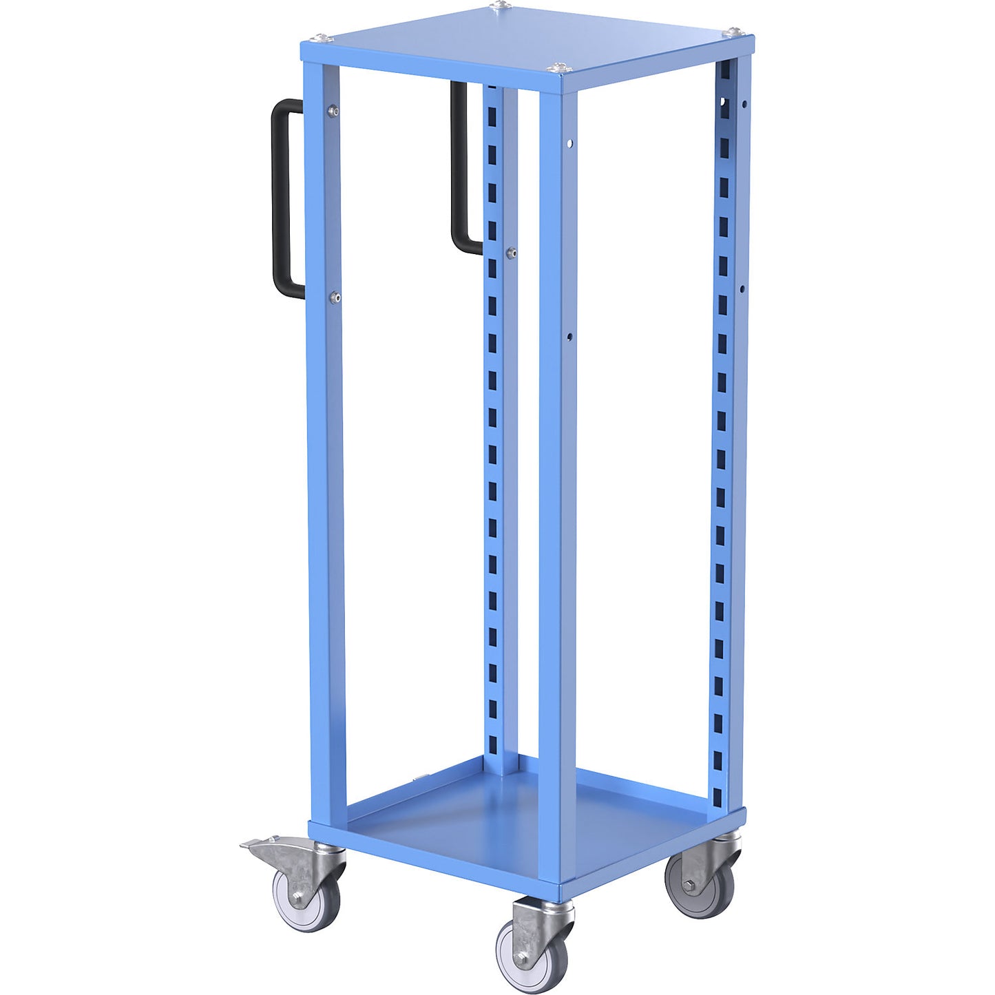 CustomLine Euro platform trolley, for containers LxW 400 x 300 mm, without boxes, blue.