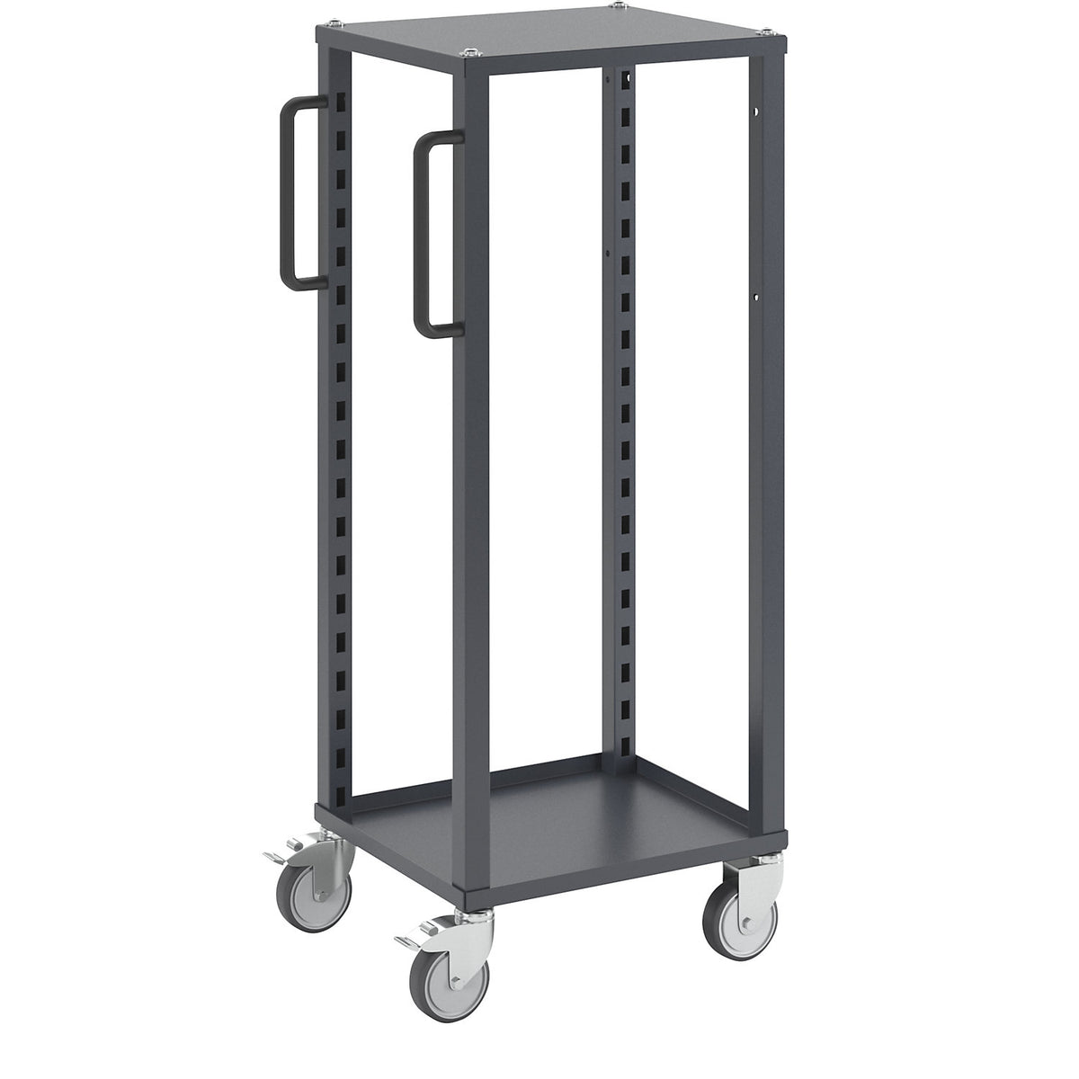CustomLine Euro platform trolley, for containers LxW 400 x 300 mm, without boxes, grey.