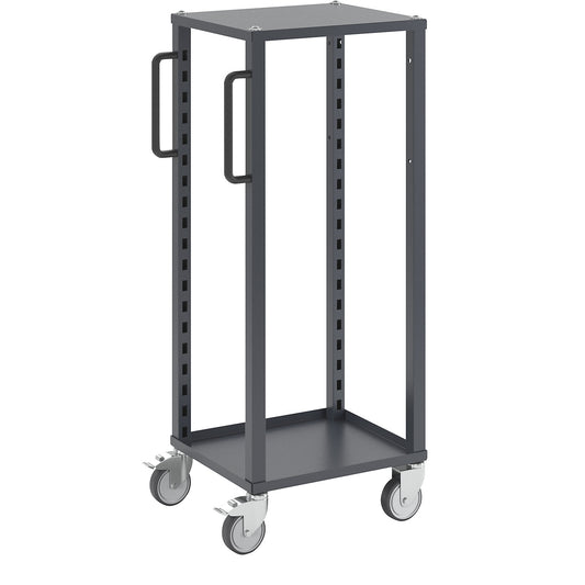 CustomLine Euro platform trolley, for containers LxW 400 x 300 mm, without boxes, grey.