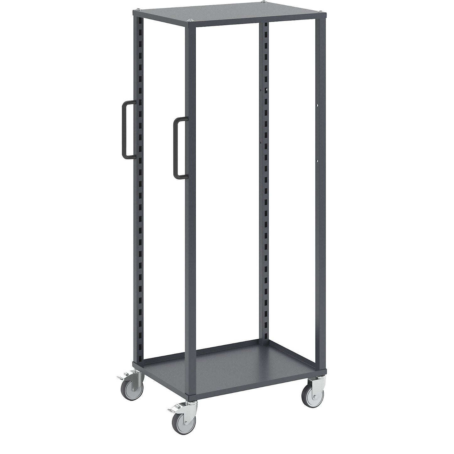 CustomLine Euro platform trolley, for containers LxW 600 x 400 mm, without boxes, grey.