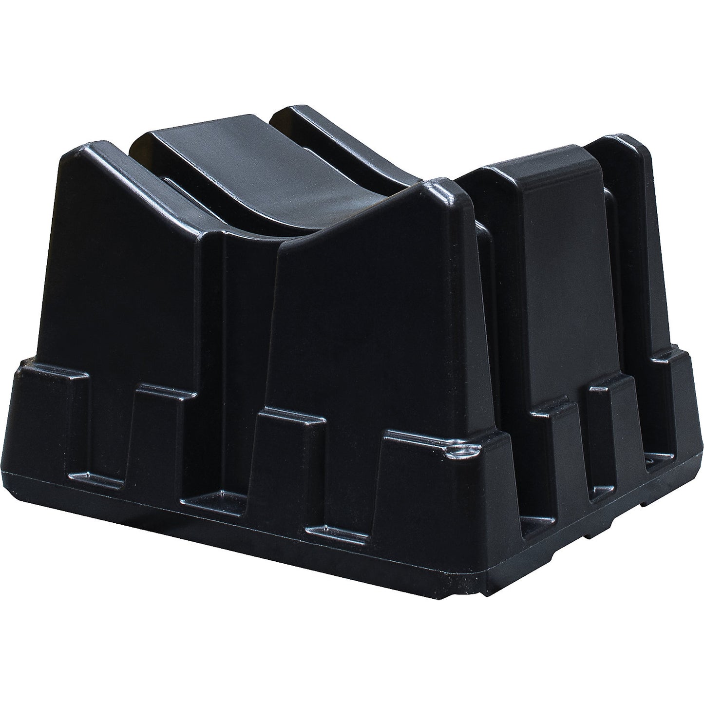 Universal drum stand made of PE, for 60 and 200 l drums, black.