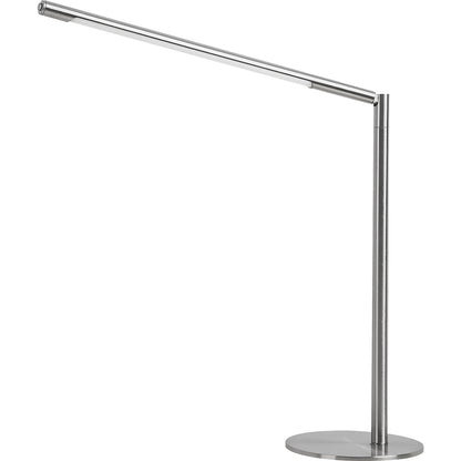 AURA LED table lamp, dimmable, with stand, silver, 400 lm.