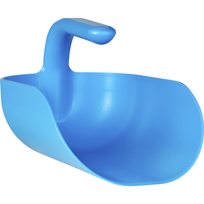 Hand shovel, ergonomic, capacity 2 l, pack of 10, blue.