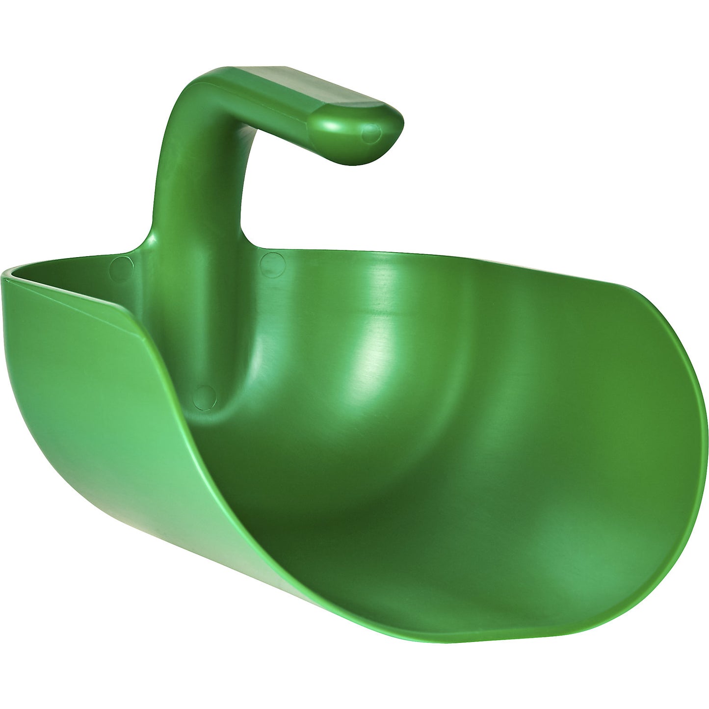 Hand shovel, ergonomic, capacity 2 l, pack of 10, green.