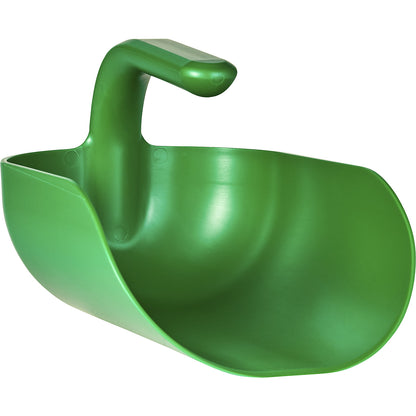 Hand shovel, ergonomic, capacity 2 l, pack of 10, green.