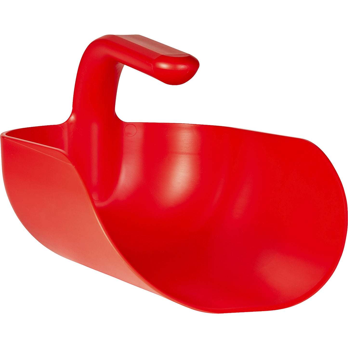Hand shovel, ergonomic, capacity 2 l, pack of 10, red.