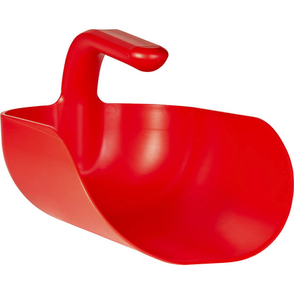 Hand shovel, ergonomic, capacity 2 l, pack of 10, red.