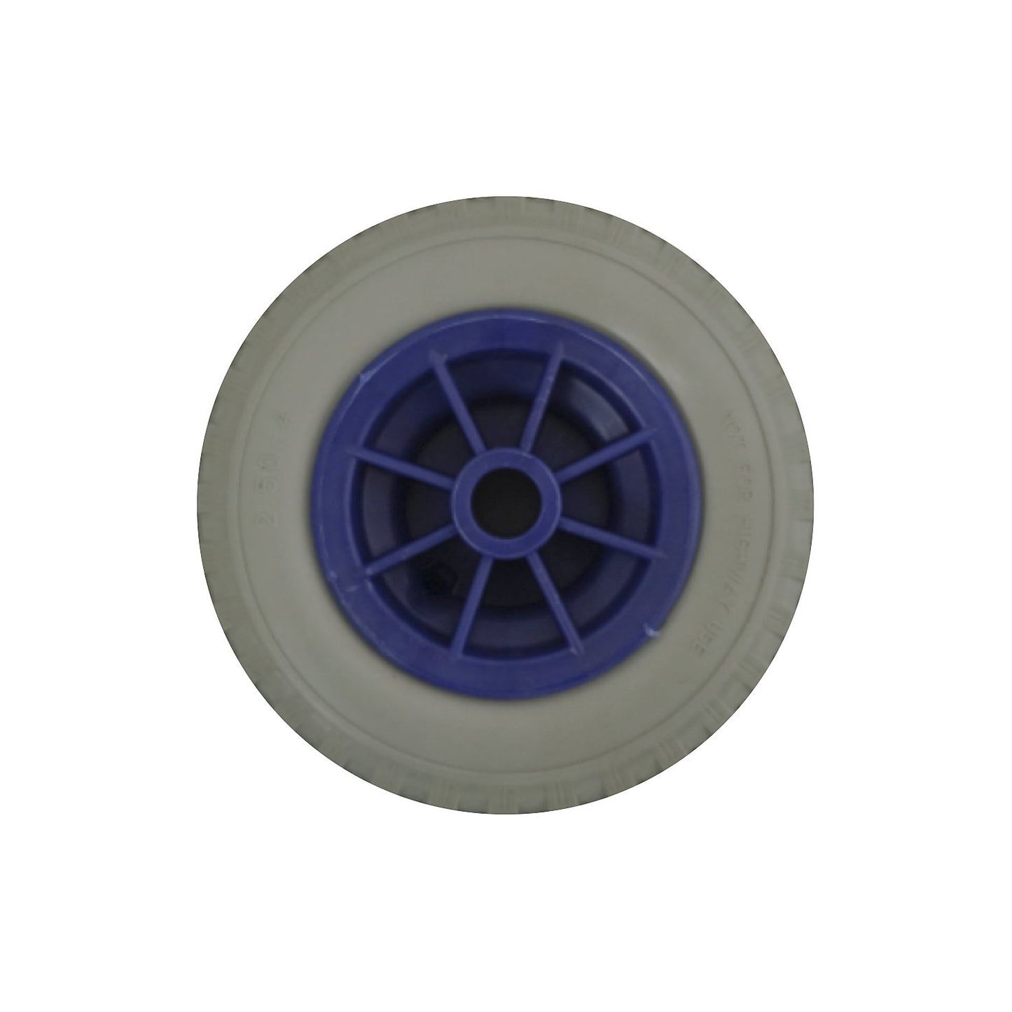 Polyurethane wheel, puncture proof, plain bearing Ø x width 20 x 75 mm, wheel Ø x width 200 x 75 mm.
