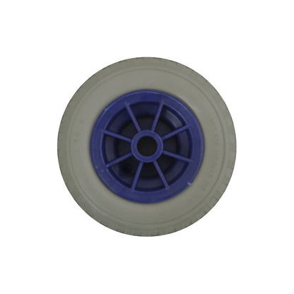 Polyurethane wheel, puncture proof, plain bearing Ø x width 20 x 75 mm, wheel Ø x width 200 x 75 mm.