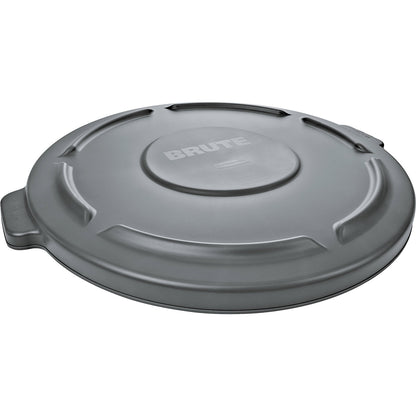 BRUTE® cover with drainage channels, for 121 l container, grey.