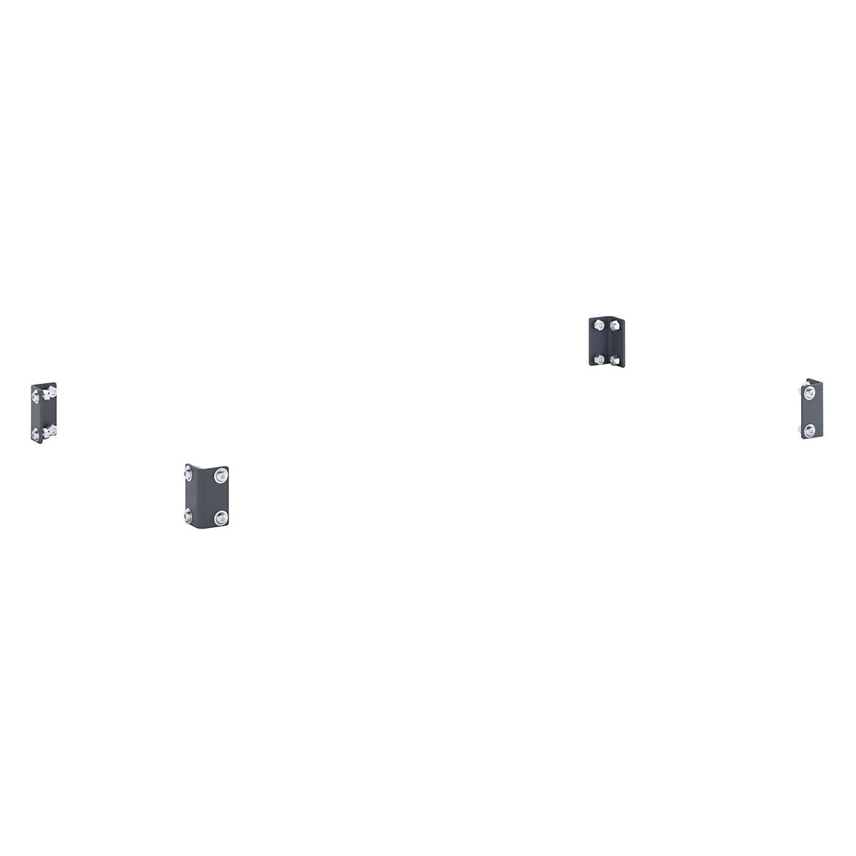 CustomLine connector, for general purpose trolley, charcoal.