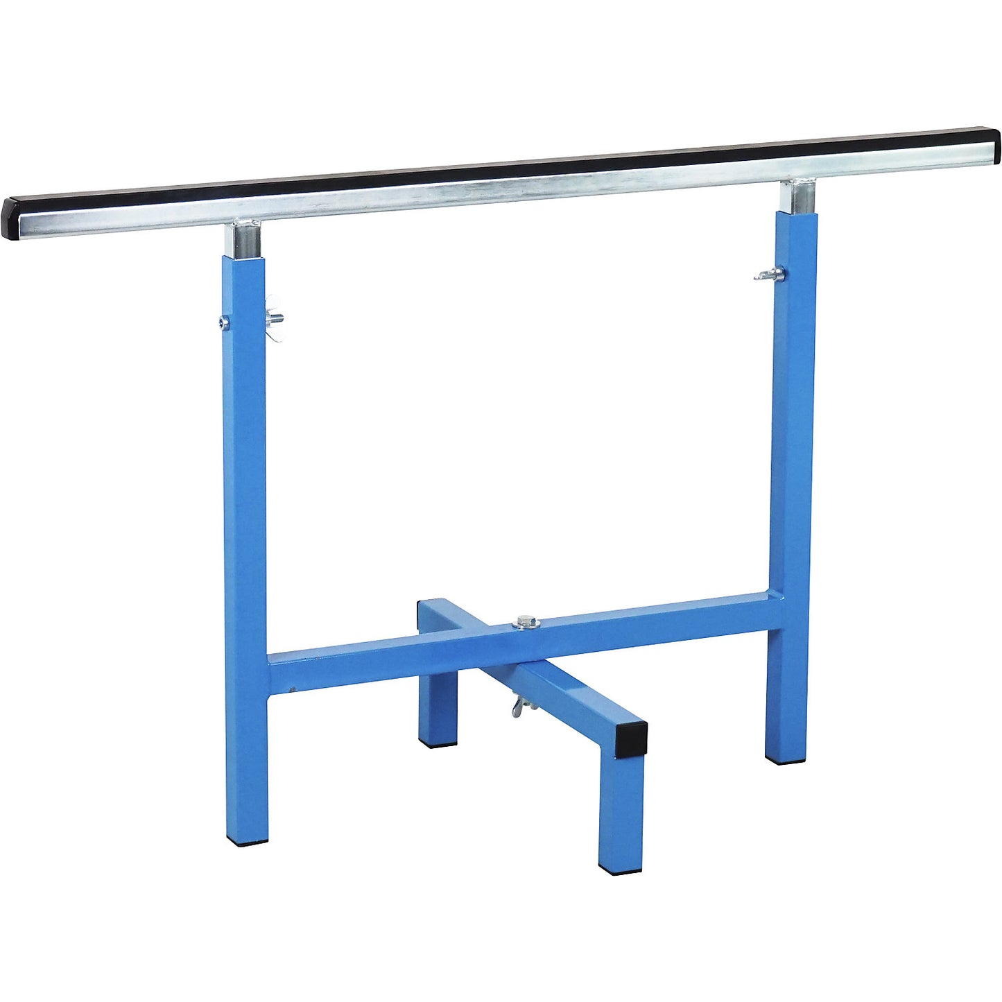 Working platform, height adjustable, lifting range 655 - 1030 mm, light blue RAL 5012.