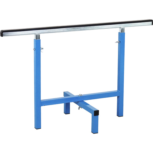 Working platform, height adjustable, lifting range 655 - 1030 mm, light blue RAL 5012.