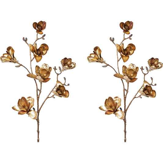 Magnolia, old gold, pack of 2, overall height 1040 mm.