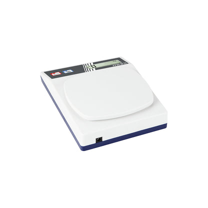School scales, stackable, weighing range 3000 g, read-out accuracy 0.1 g.