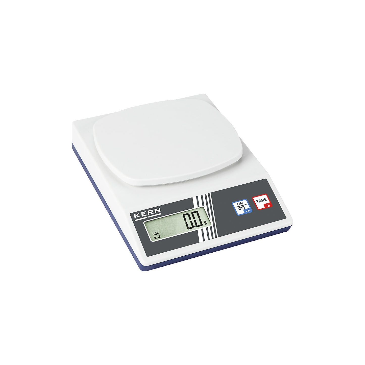School scales, stackable, weighing range 3000 g, read-out accuracy 0.1 g.
