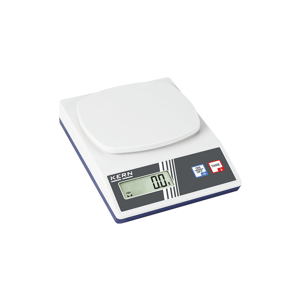 School scales, stackable, weighing range 3000 g, read-out accuracy 0.1 g.