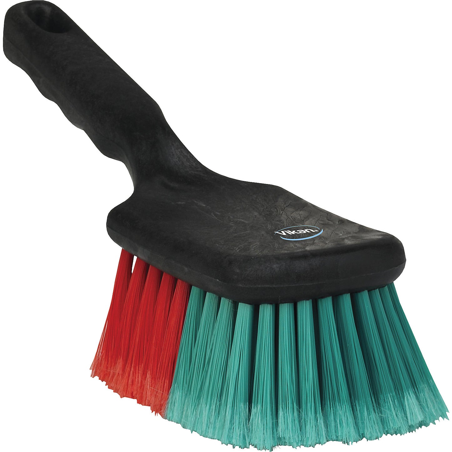 Car brush with short handle, soft, pack of 5, black.