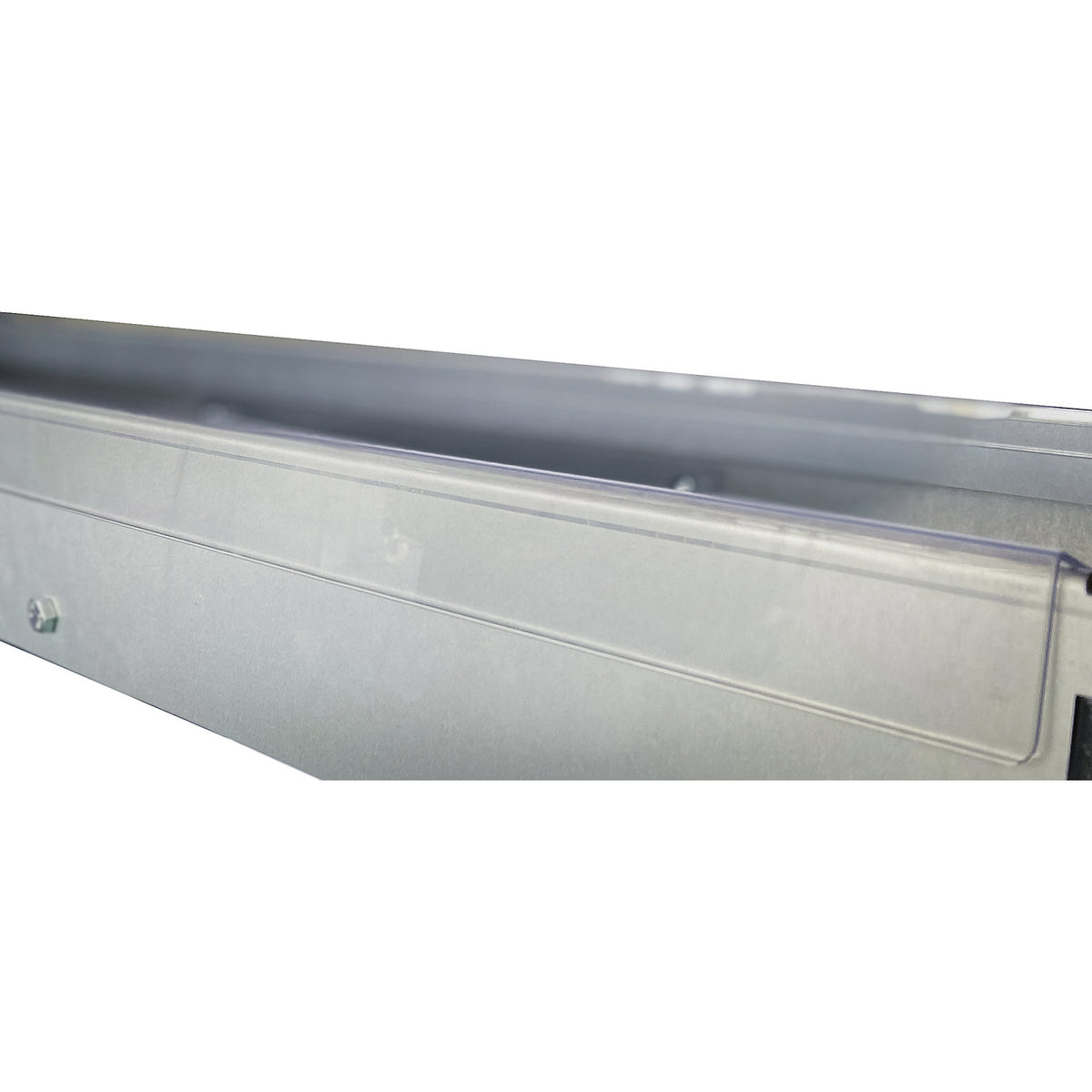 Protective profile set, for supporting beams, transparent.
