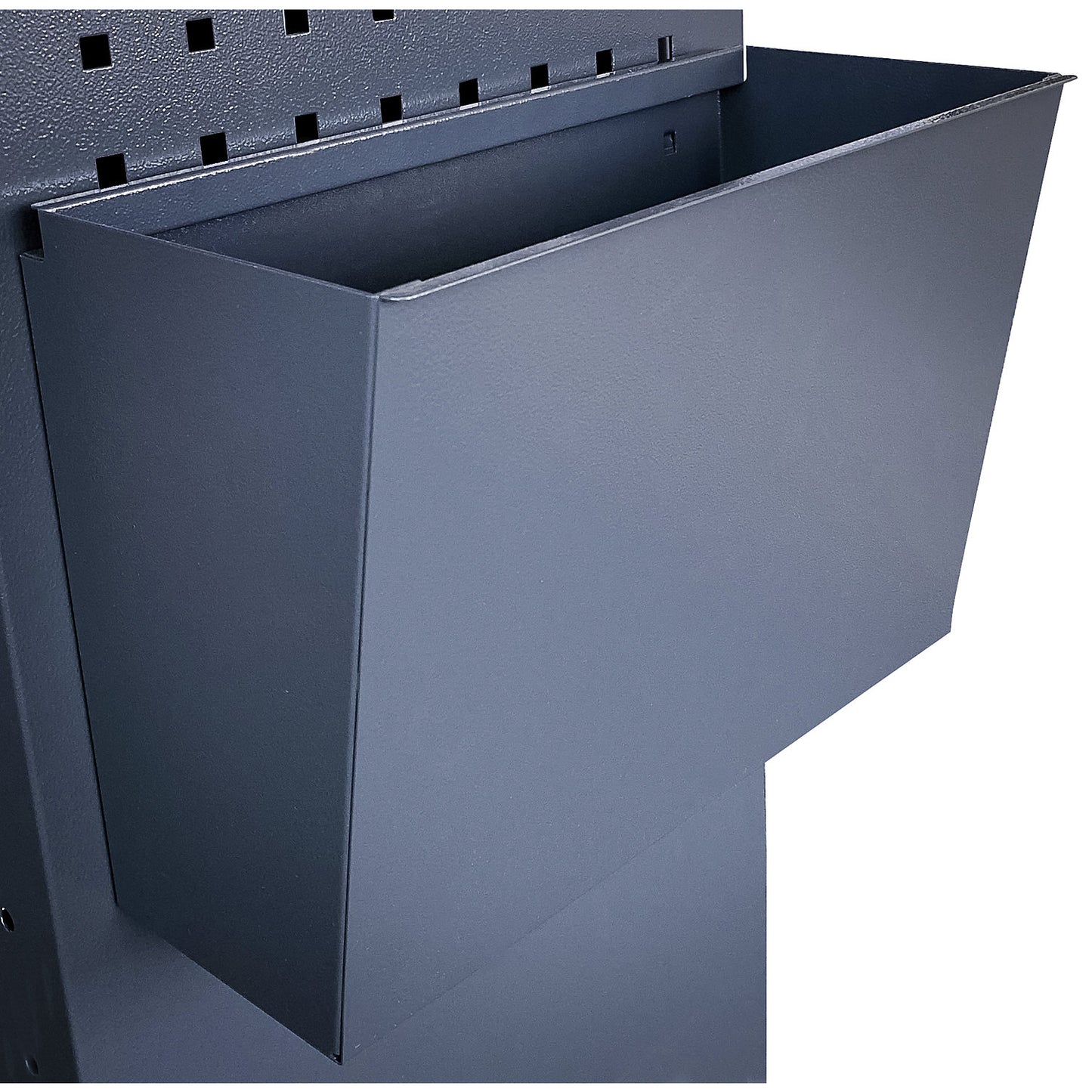 Waste bin, to hook in, charcoal.