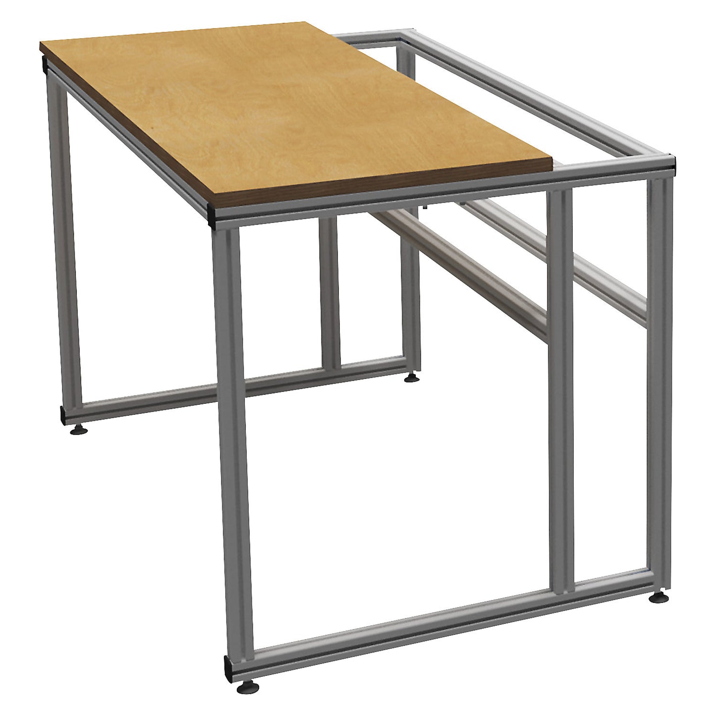 Workbench top beech multiplex, worktop thickness 25 mm, WxD 700 x 600 mm.