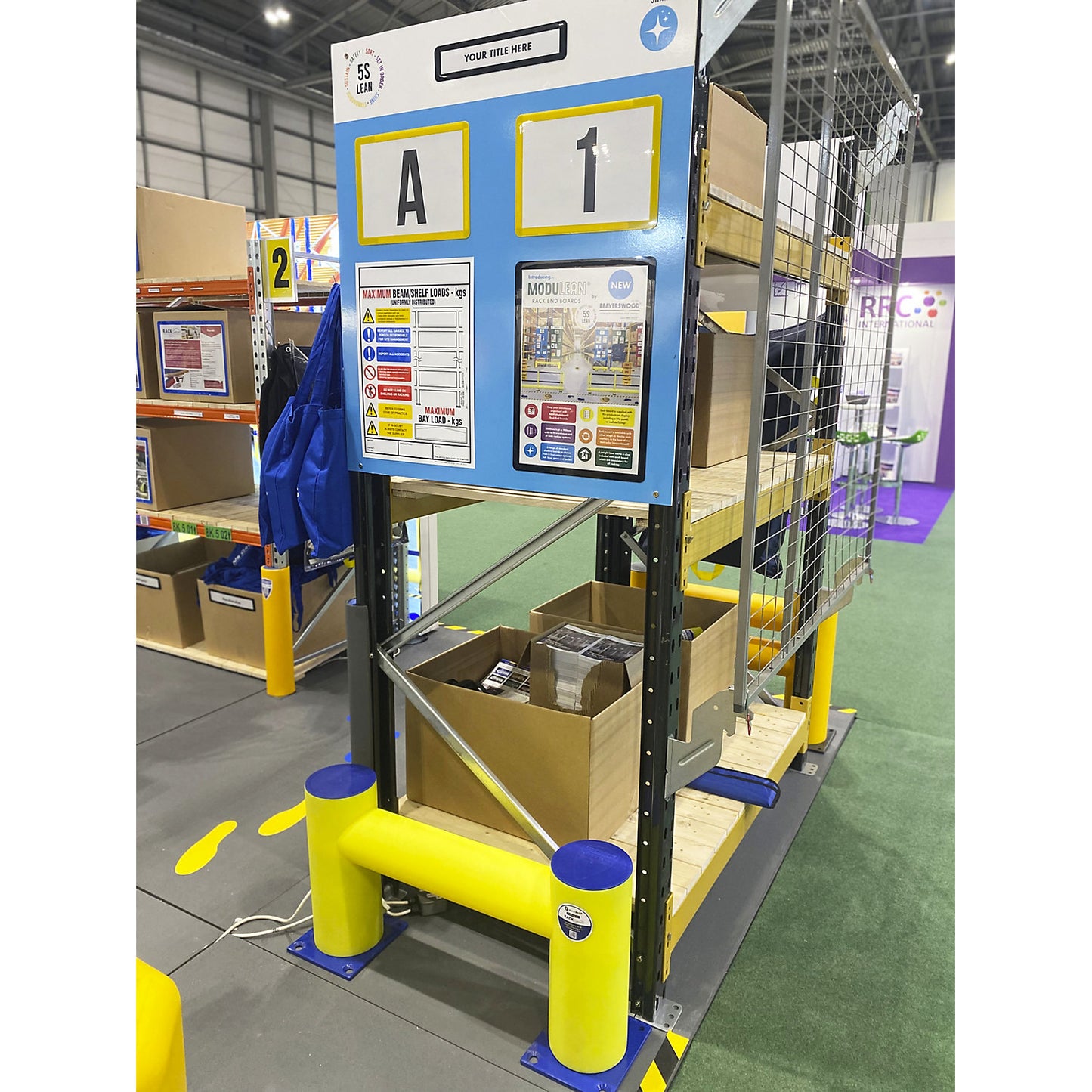 Modular rack end shadow board, first aid, HxW 2000 x 900 mm, yellow.