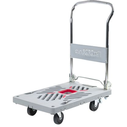 RuXXac Dandy platform truck, with folding push handle and brake, LxW 670 x 465 mm.