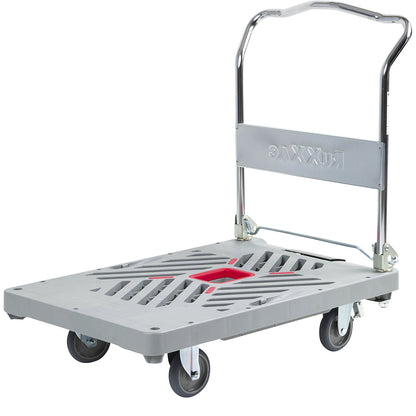 RuXXac Dandy XL platform truck, with folding push handle and brake, LxW 865 x 600 mm.