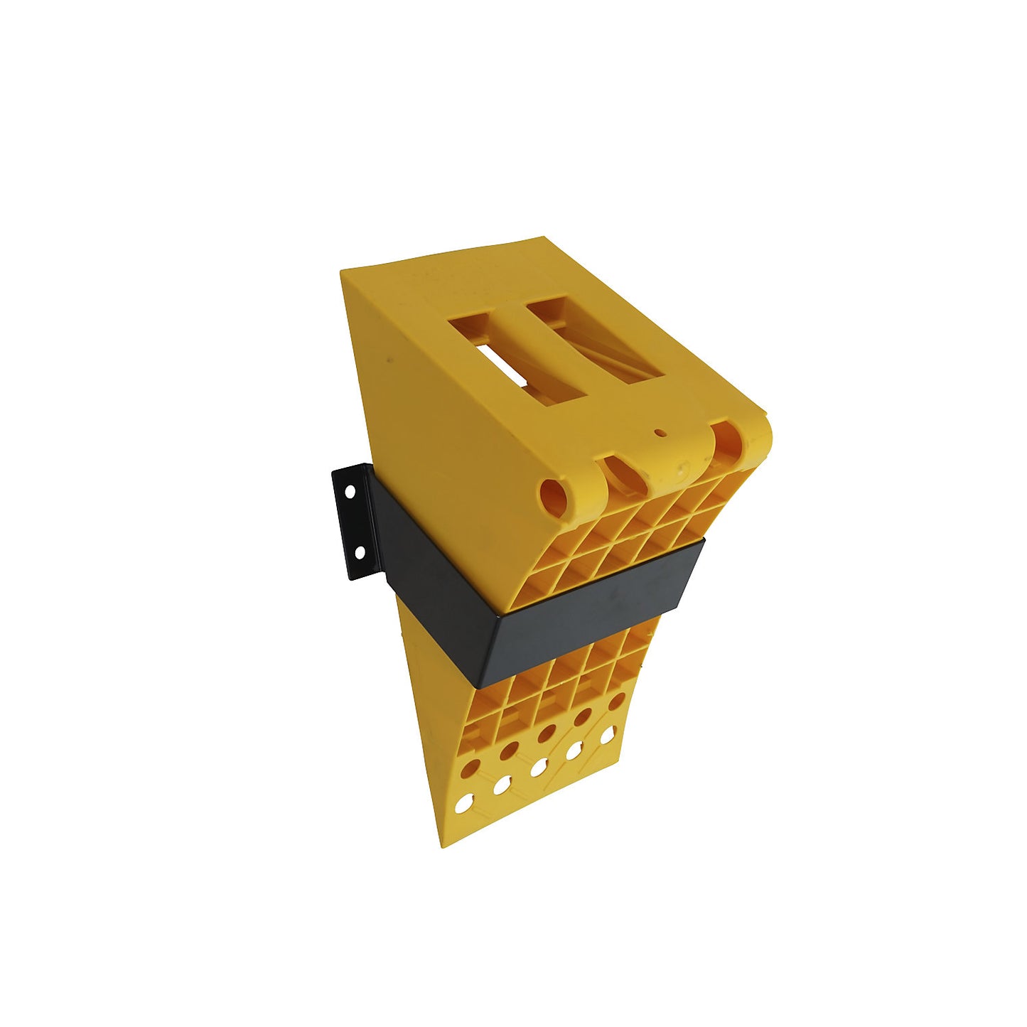Bracket for stop blocks, for size 53, black.