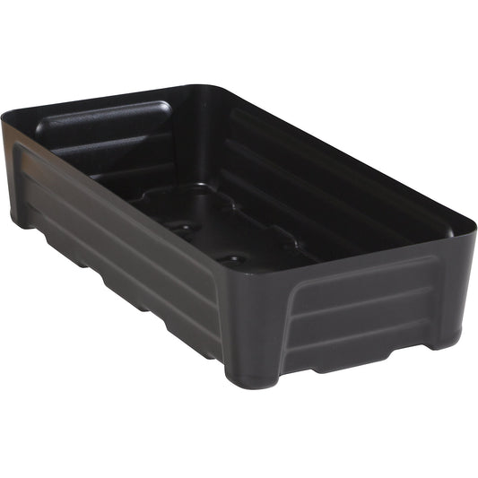 PE sump tray for small containers, without grate, collection capacity 40 l.