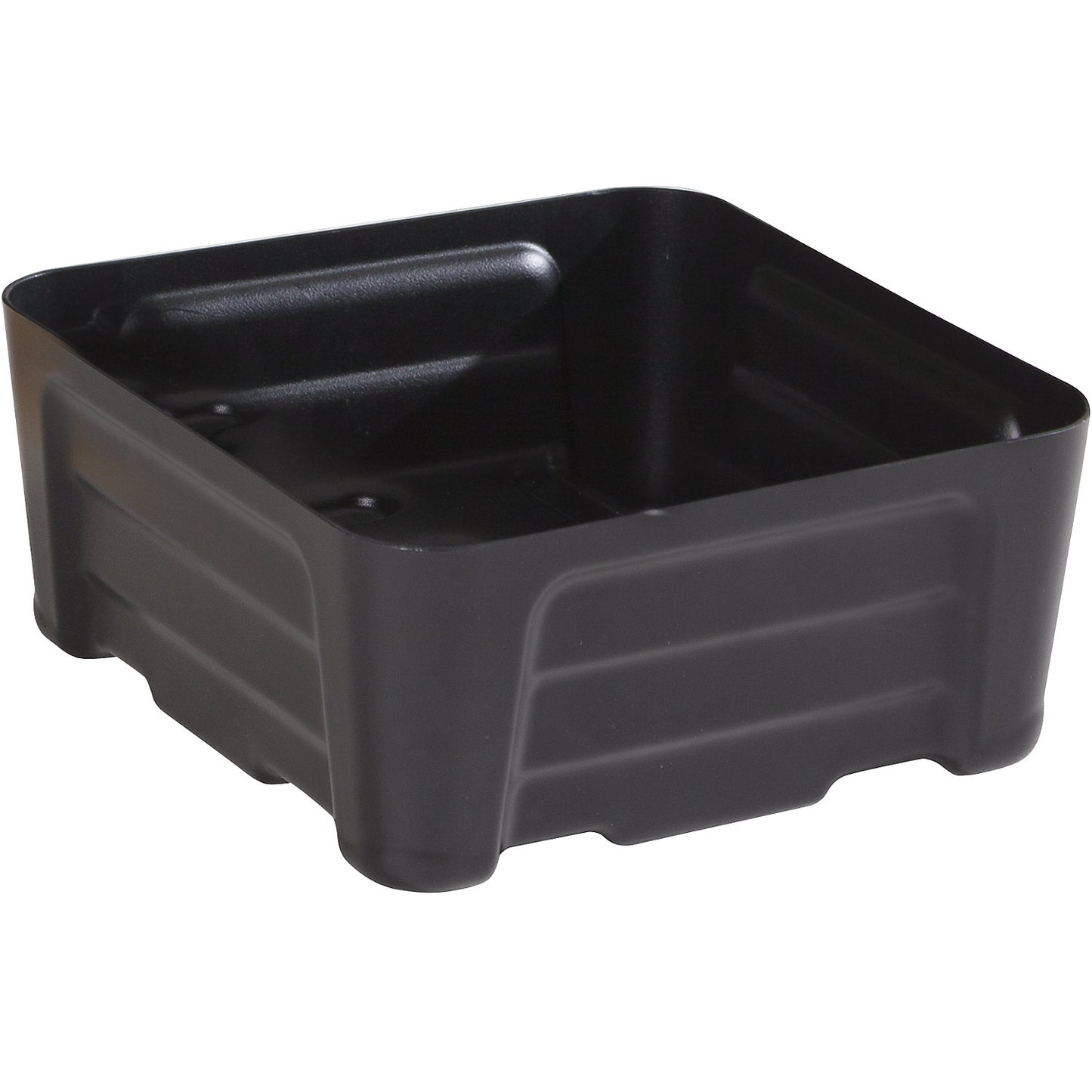 PE sump tray for small containers, without grate, collection capacity 20 l.