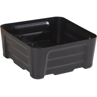 PE sump tray for small containers, without grate, collection capacity 20 l.