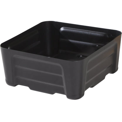 PE sump tray for small containers, without grate, collection capacity 20 l.