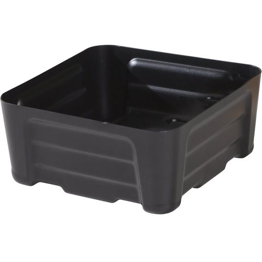 PE sump tray for small containers, without grate, collection capacity 20 l.