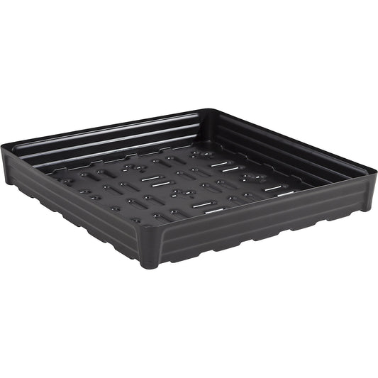 PE sump tray for small containers, without grate, collection capacity 180 l.