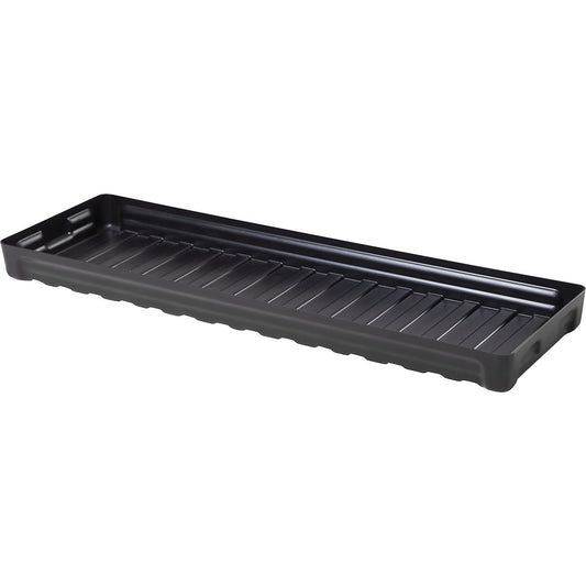 PE small container shelf sump tray, dissipative, without certification, collection capacity 26 l.