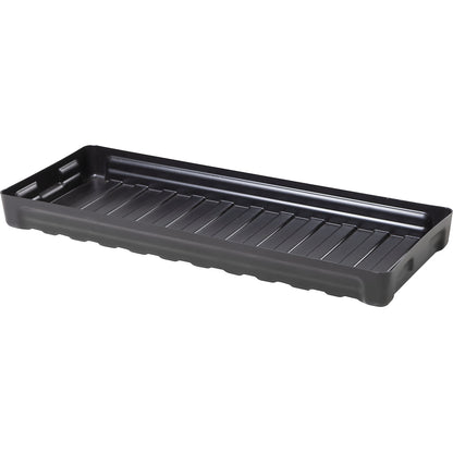 PE small container shelf sump tray, dissipative, without certification, collection capacity 20 l.