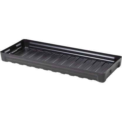 PE small container shelf sump tray, with certification, collection capacity 20 l.