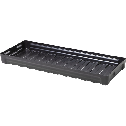 PE small container shelf sump tray, with certification, collection capacity 20 l.
