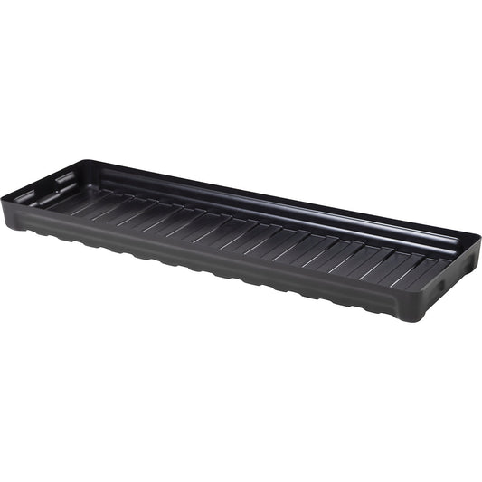 PE small container shelf sump tray, with certification, collection capacity 26 l.