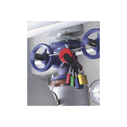 Safelex cable lock, for 6 locks, pack of 12, L 1 m, Ø 41 mm.